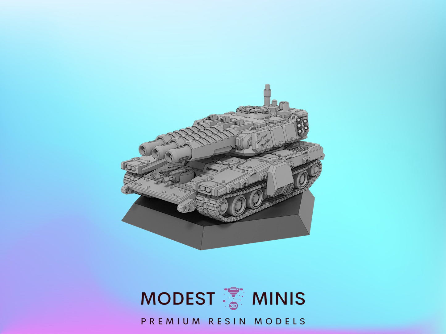 Di MORG Tank | 1:265 | 285 | 6mm Battletech Scale | Sir Mortimer