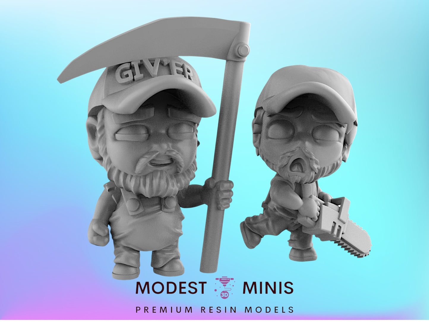 Chibi Dale and Tucker - 28mm - 54mm Scale | Worlds End