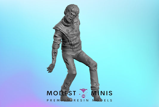 Good Old Days Dancer Zombie | 28mm - 100mm Scale Resin Mini | Zombicide | Vaultz