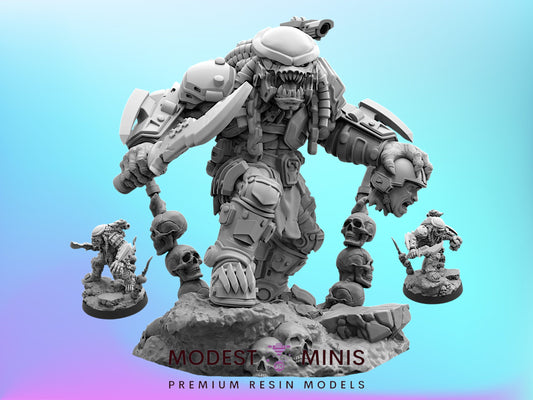 Predatork Decapitator - 32mm Scale Sci Fi Aliens vs Predator | Papsikels