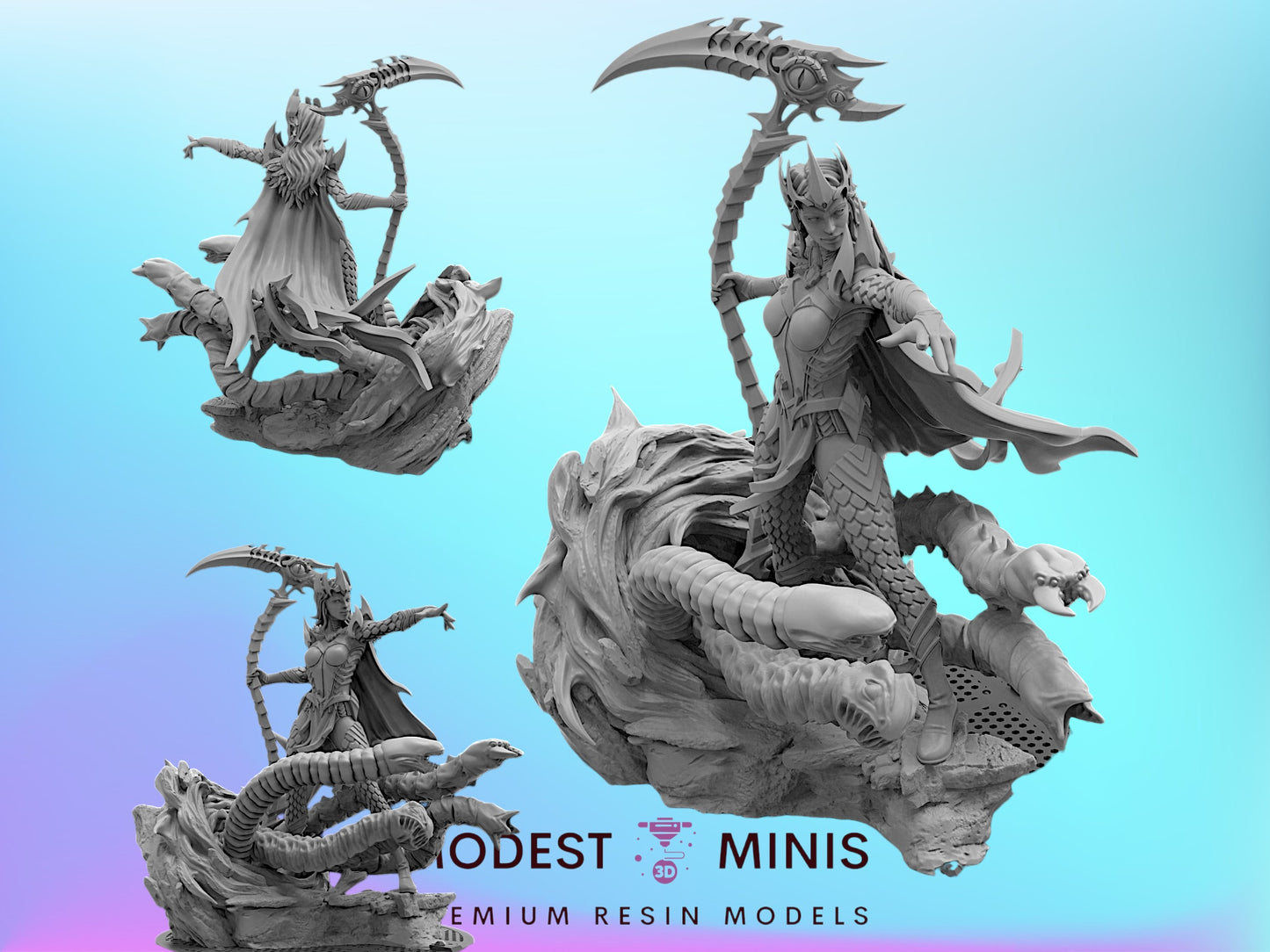 Demon Queen Madelyne Pryor | 32mm - 40mm Mini | Crisis Protocol Proxy | Superhero | Trident
