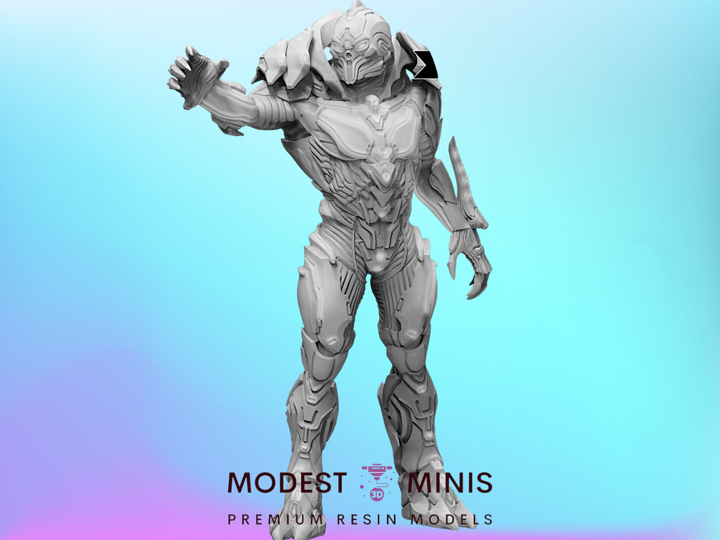 Ancient Forerunner General - 28mm - 40mm Scale | Halo Mini