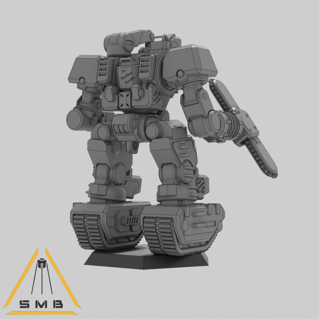 Dig Mecha | 1:265 | 285 | 6mm Battletech Scale | Sir Mortimer