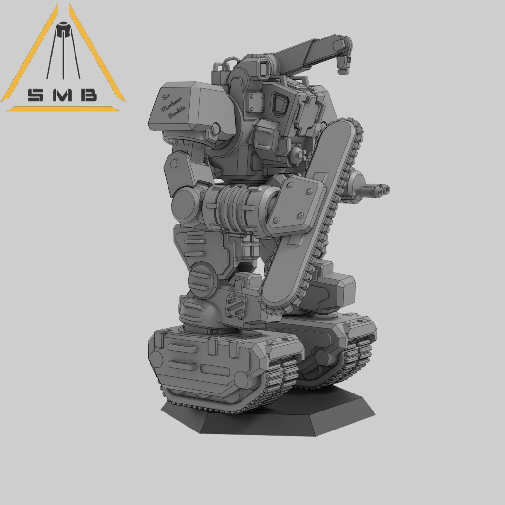 Dig Mecha | 1:265 | 285 | 6mm Battletech Scale | Sir Mortimer