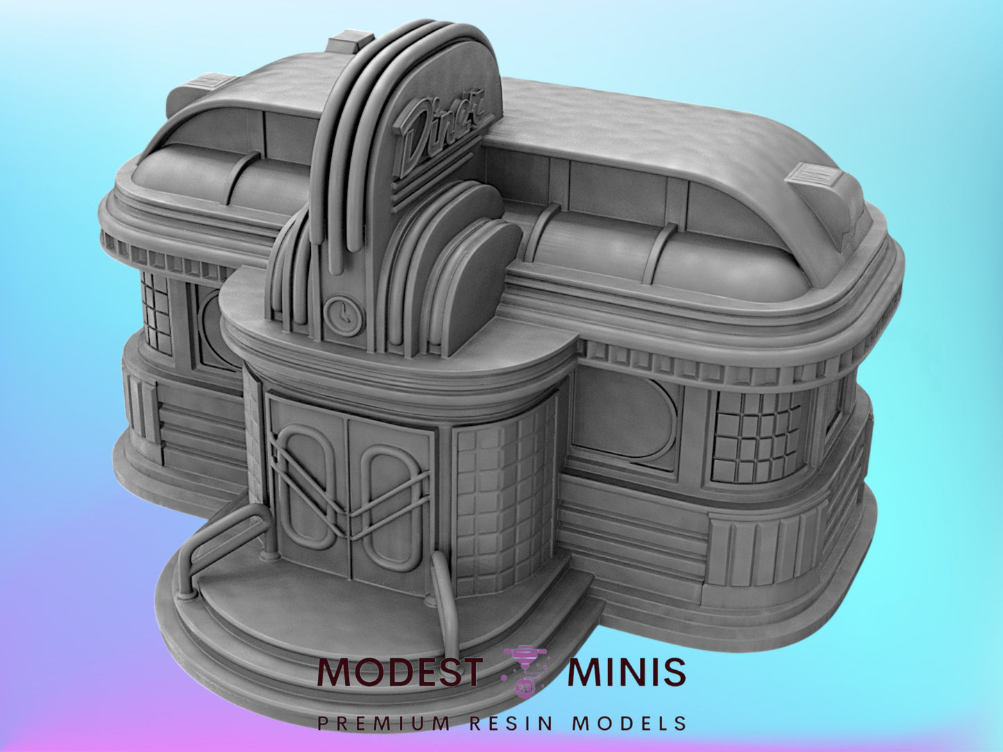 Classic Diner | 28mm - 40mm Scale | Survivor Terrain | Crisis Protocol Terrain | C27