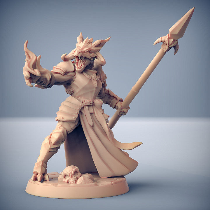 Modular Dragonguard | 28mm - 75mm Scale Resin Minis | DnD | Artisan Guild Dragonborn
