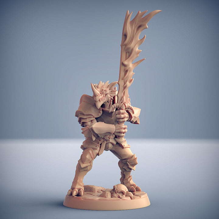Modular Dragonguard | 28mm - 75mm Scale Resin Minis | DnD | Artisan Guild Dragonborn