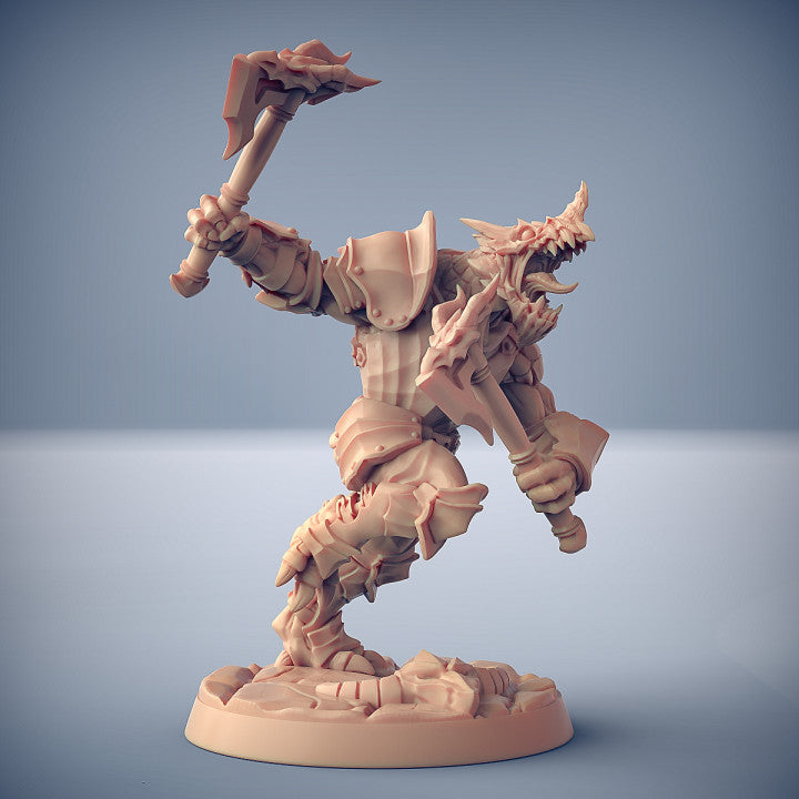 Modular Dragonguard | 28mm - 75mm Scale Resin Minis | DnD | Artisan Guild Dragonborn