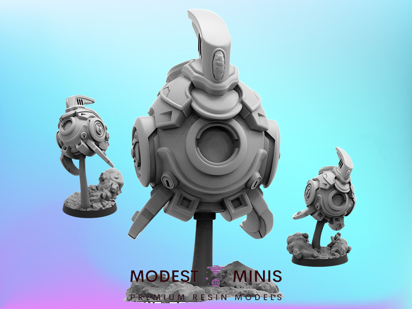 Robotic Drone Probes | 28mm+ Scale Miniature | Sci fi | Papsikels