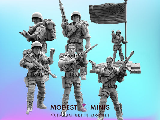 Covert Spec Ops First Sergeant Duke - 32mm Scale Cyberpunk Mini | Papsikels GI Joe