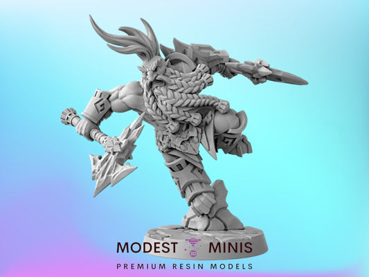 Dumlok Dwarf A | 28mm - 75mm Scale Resin Minis | DnD | Artisan Guild