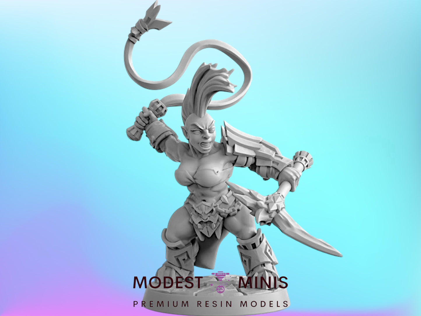 Dumlok Dwarf E | 28mm - 75mm Scale Resin Minis | DnD | Artisan Guild