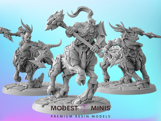 Dumloktaurs | 28mm - 75mm Scale Resin Minis | DnD | Artisan Guild Dwarves