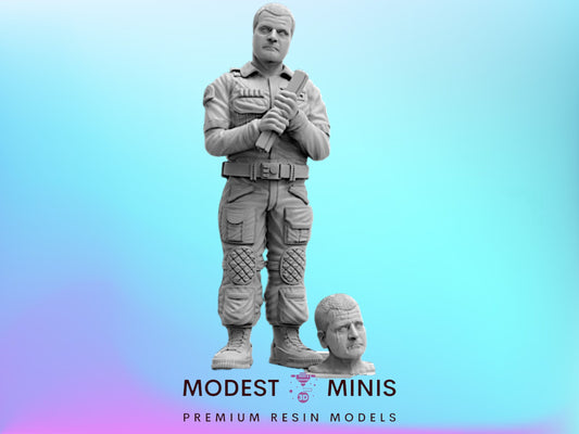 Synthetic Dust Android - 28mm+ Scale Aliens Miniature | Sci fi | Papsikels