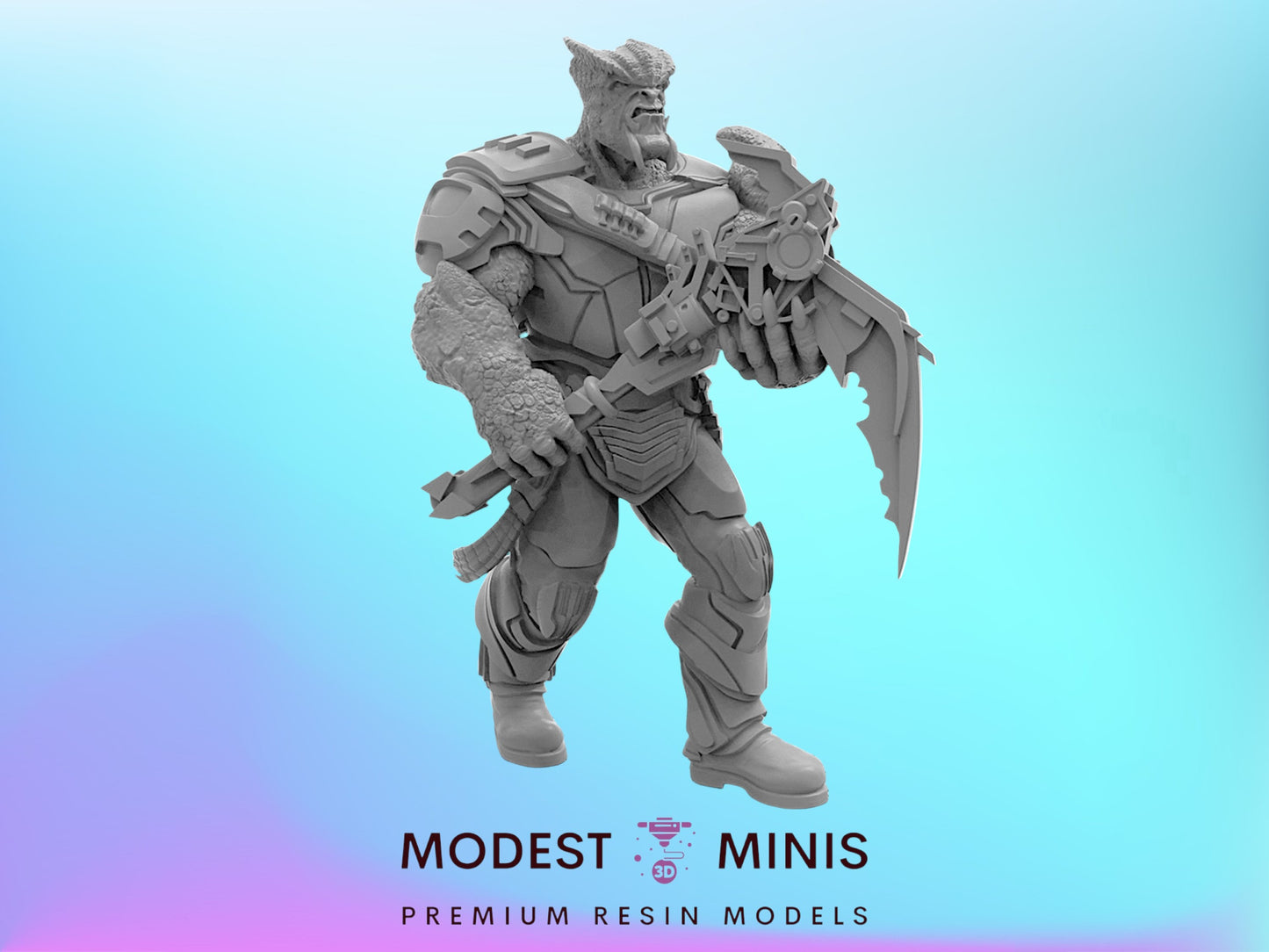 Obsidian Dwarf B - 40mm  Miniature | Crisis Protocol Proxy | Trident