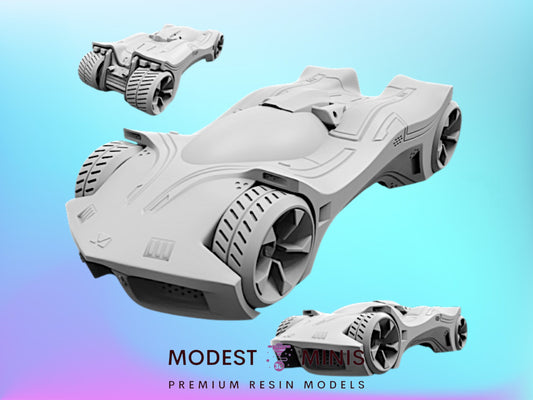 Cybercar Dynarave EX-9 | 28mm 32mm 40mm Scale Cyberpunk Miniature  |  Blade Runner | Papsikels