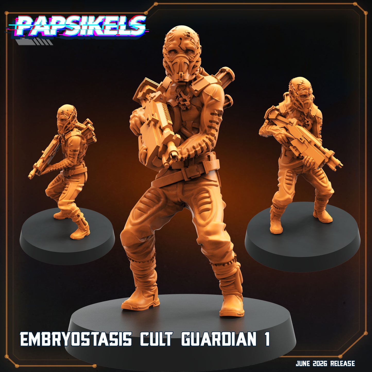 Embryostasis Cult Guardians - 32mm Scale Sci Fi | Papsikels