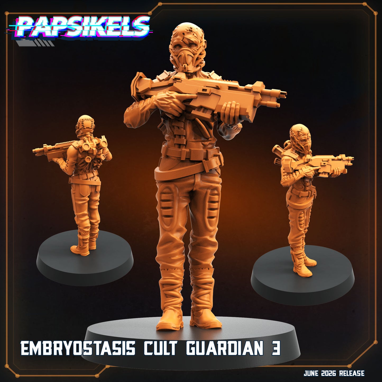 Embryostasis Cult Guardians - 32mm Scale Sci Fi | Papsikels