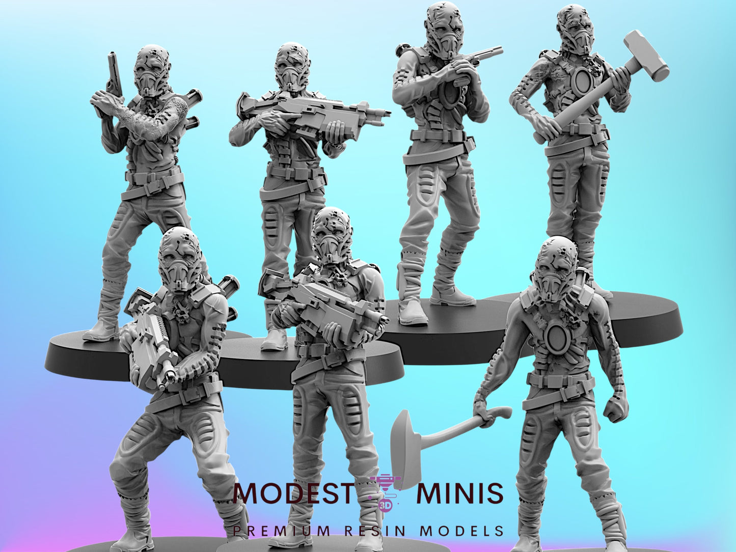 Embryostasis Cult Guardians - 32mm Scale Sci Fi | Papsikels