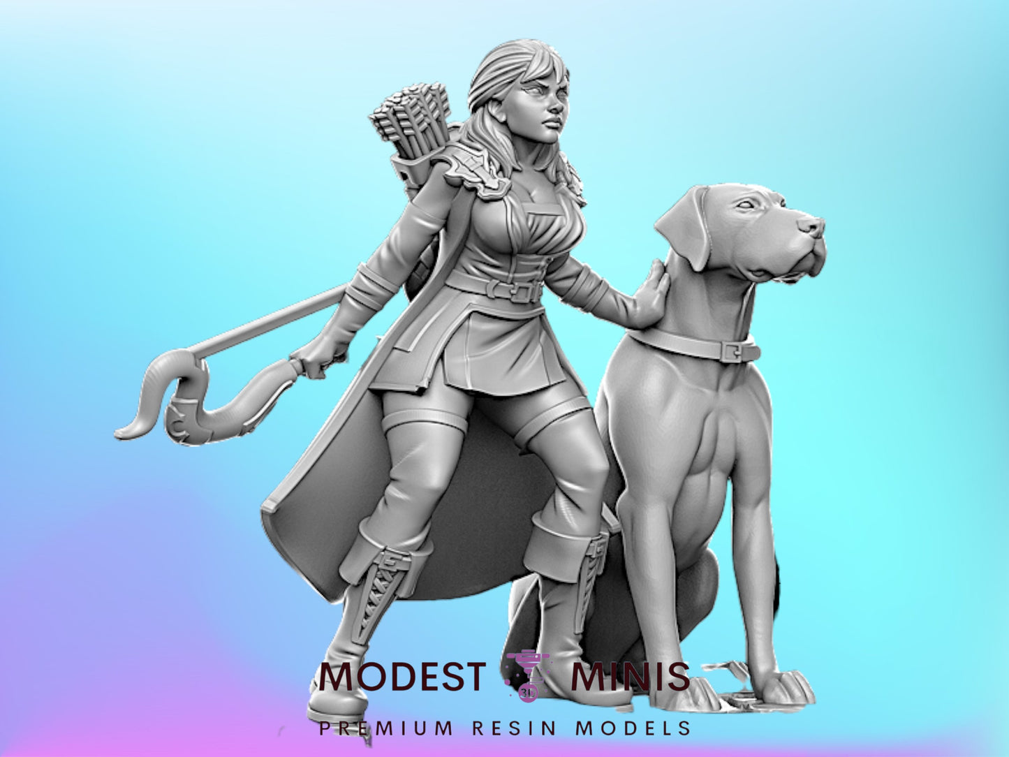 Explorer Dungeon Pinups - 28mm 32mm Scale DnD Miniature | RN Estudio