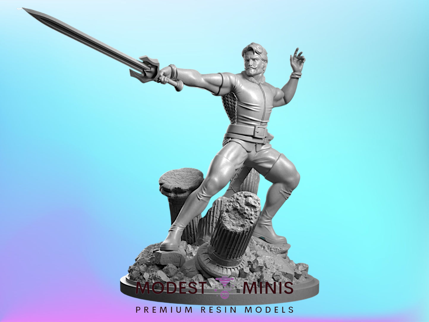 The Dashing | Fandral 32mm - 40mm Mini | Crisis Protocol Proxy | Superhero | Legion