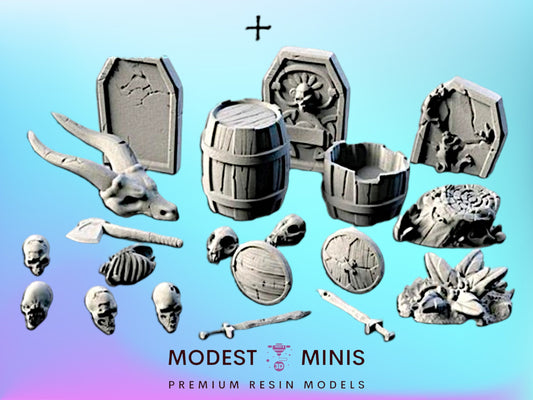 20pc Fantasy Props and Basing Bits