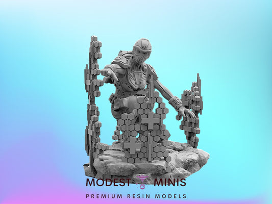 Shield Female Medic 2 | 32mm - 40mm Mini | Crisis Protocol Proxy | Superhero | Trident