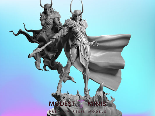 Femme Trickster | Loki | Resin Miniature Proxy for Crisis Protocol | Legion