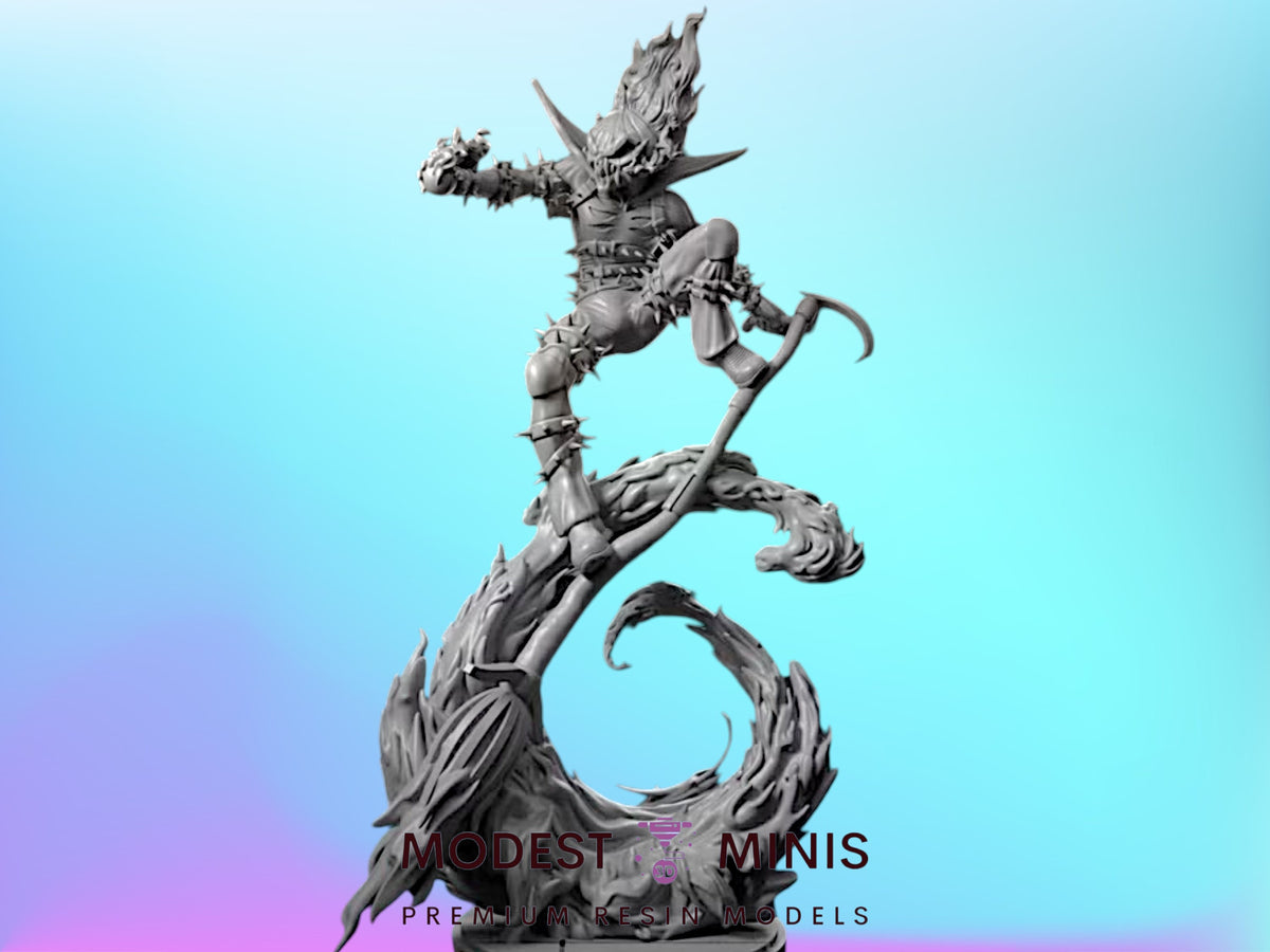 Flame Headed Merc | 32mm - 40mm Mini | Crisis Protocol Proxy | Superhero | Legion