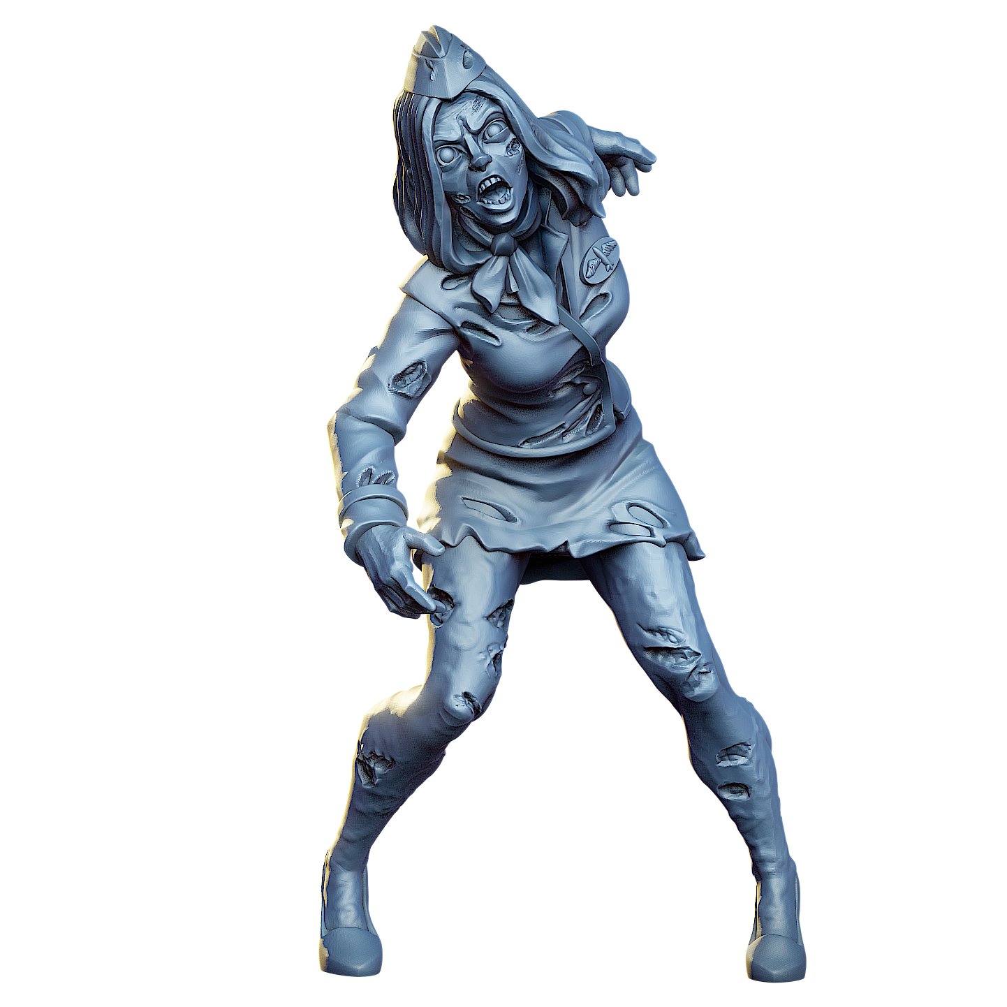 Dead Terminal Zombies and Survivors | 28mm - 100mm Scale Resin Mini | Zombicide | Vaultz