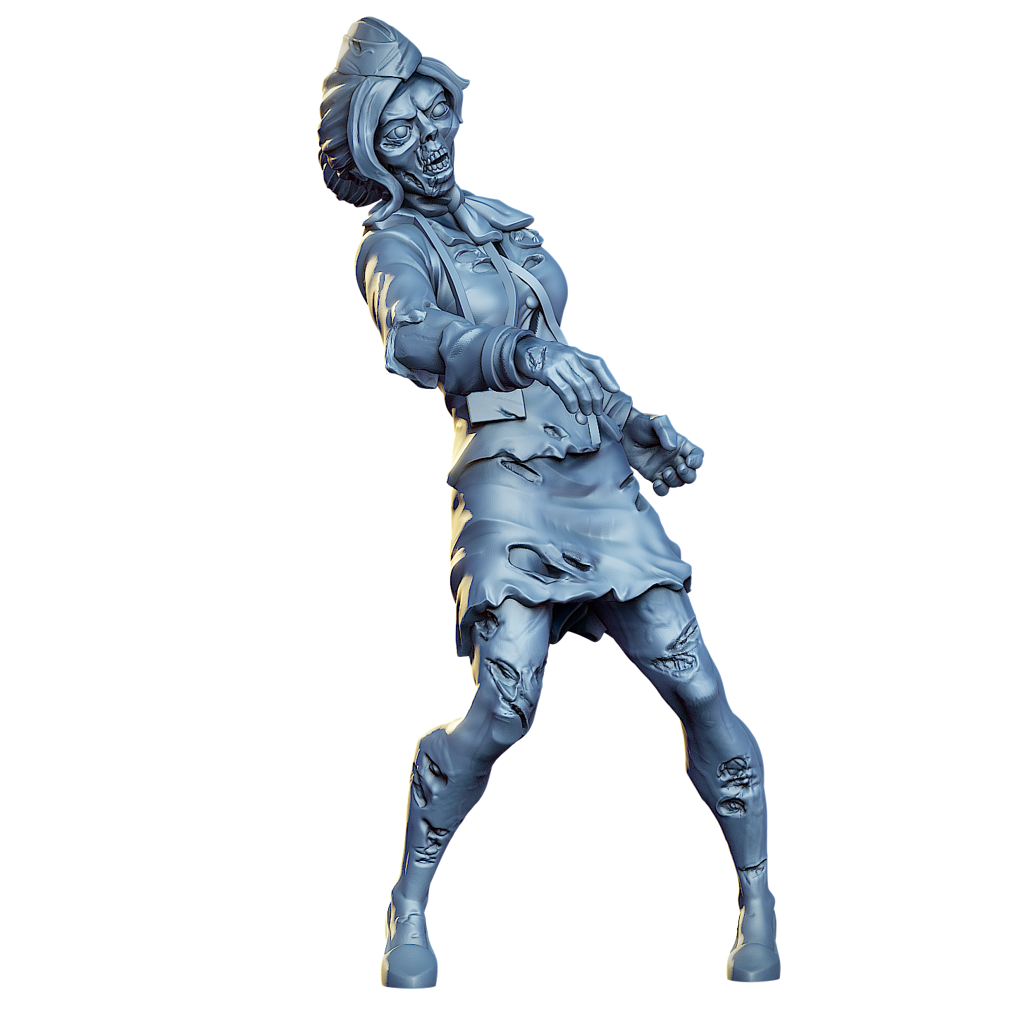 Dead Terminal Zombies and Survivors | 28mm - 100mm Scale Resin Mini | Zombicide | Vaultz
