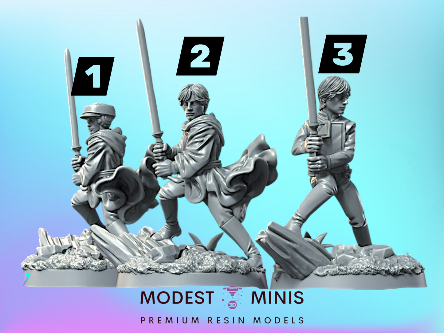 Forest Farmboy Hero - 28mm - 40mm Scale | Star Wars Legion Mini | War Bear