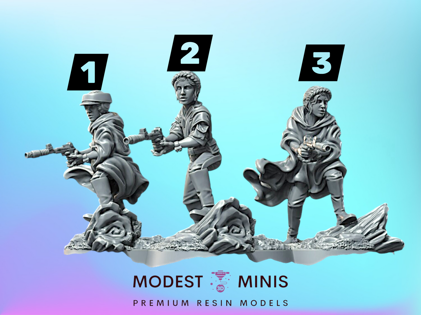 Forest Princess Hero - 28mm - 40mm Scale | Star Wars Legion Mini | War Bear