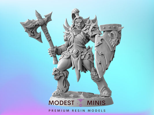 Frostmetal G Orc | 28mm - 75mm Scale Resin Minis | DnD | Artisan Guild