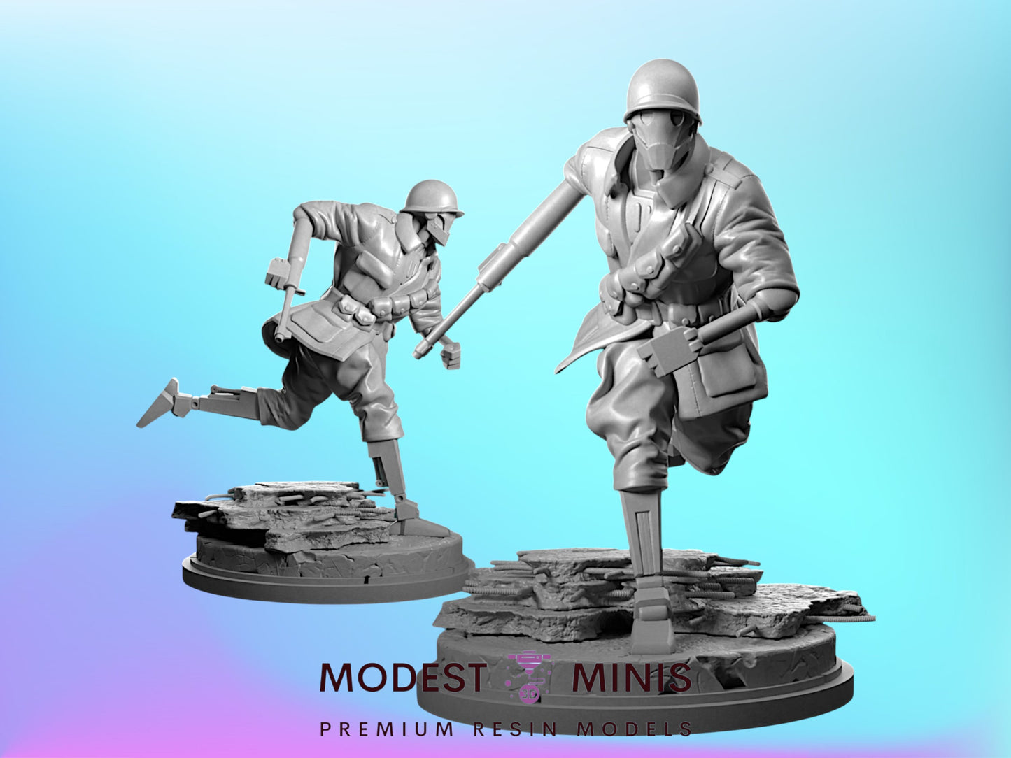 Legion GI Robot | Resin Miniature Proxy for Crisis Protocol