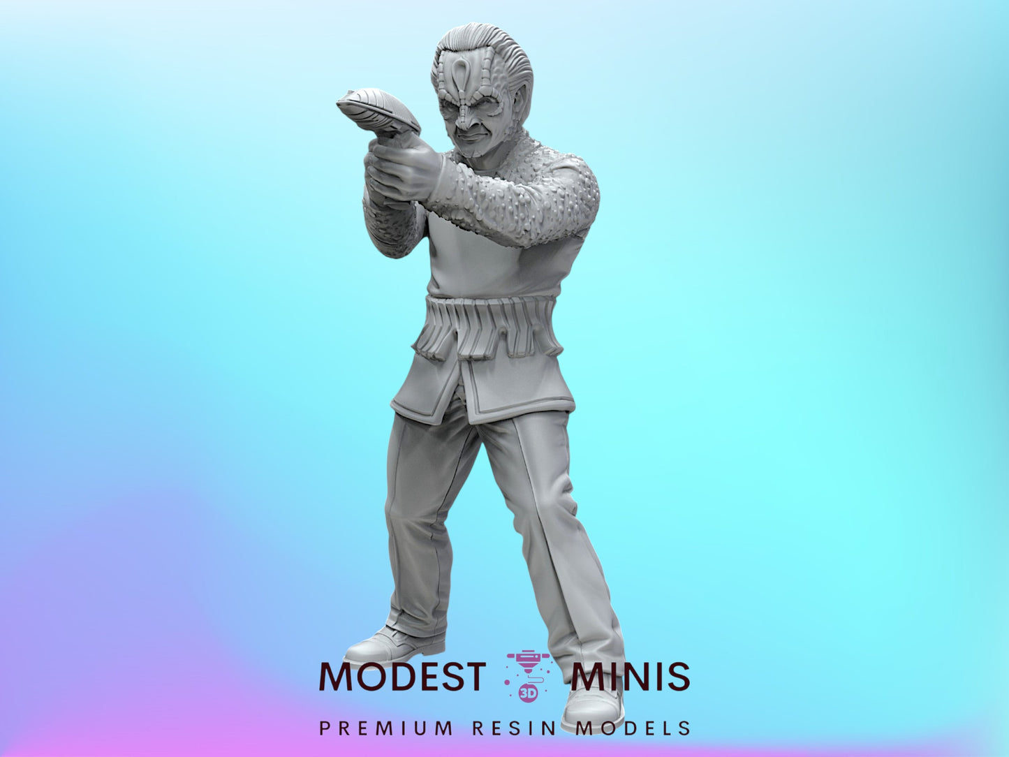 Master Intelligence Op Garak - 28mm - 40mm Scale  Black Remnant Star Trek Mini