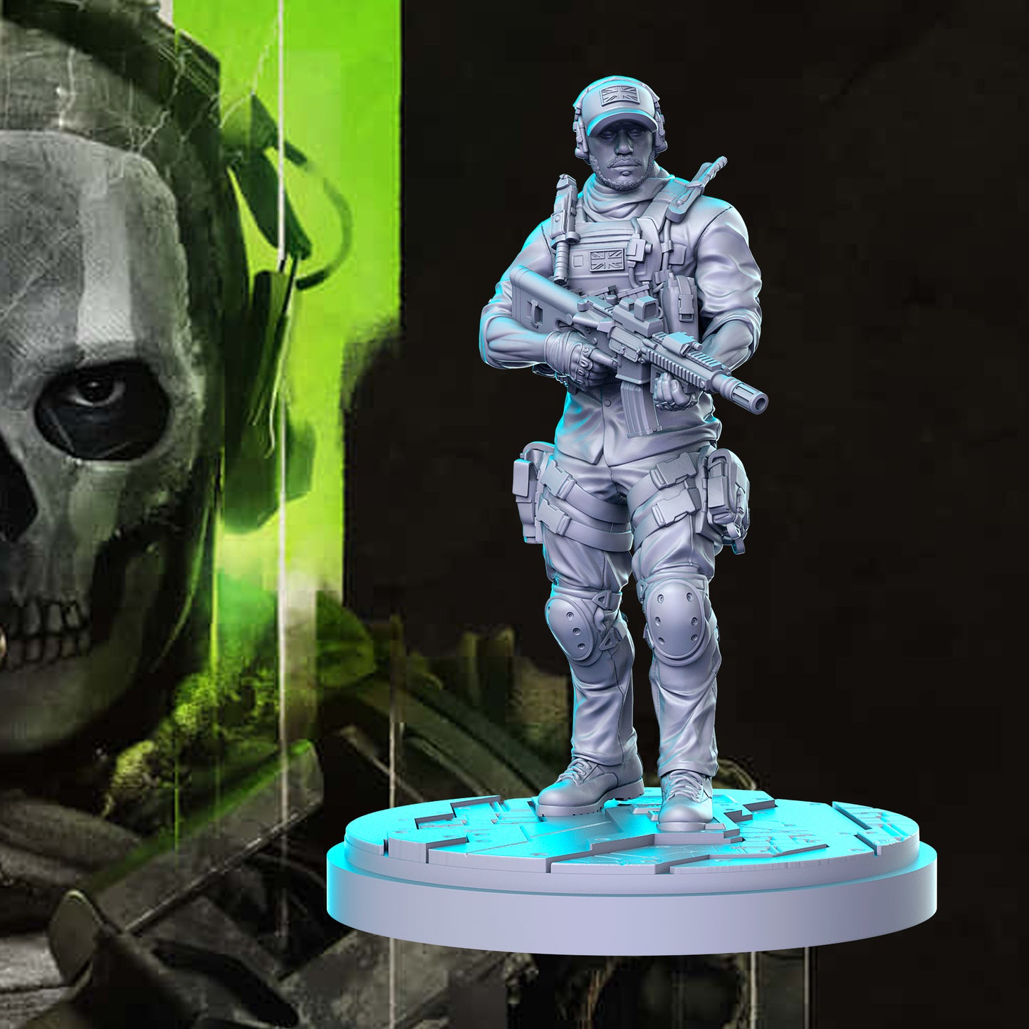5pc Modern Warfare 1 - 28mm Scale Resin Military Miniature | Zona Alfa | Spectre Ops RN Estudio