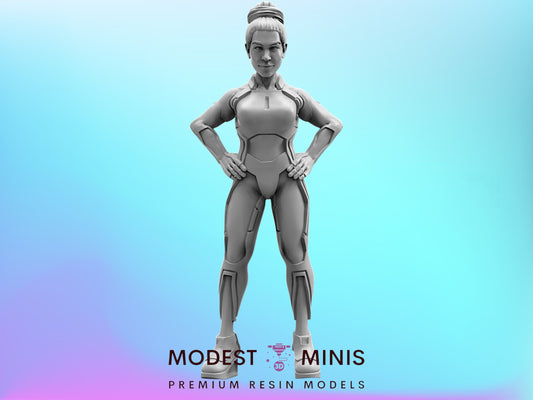 Program Armorer Gem - 28mm+ Scale Cyberpunk Miniature | Tron | Papsikels