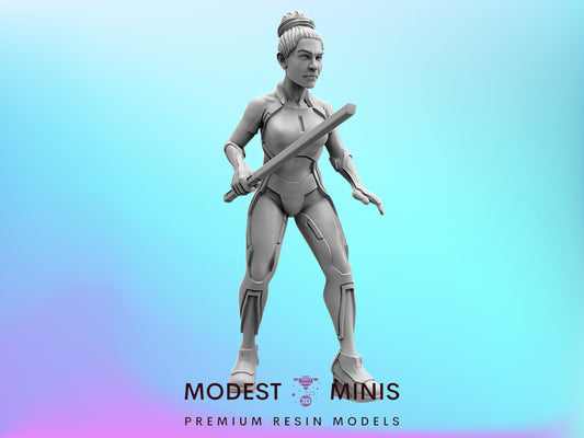 Program Armorer Gem 2 - 28mm+ Scale Cyberpunk Miniature | Tron | Papsikels