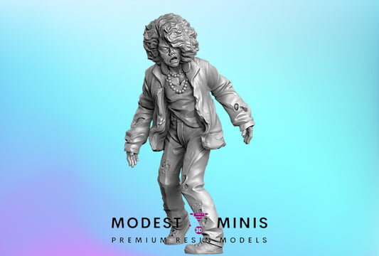 Good Old Days Zombie 1 | 28mm - 100mm Scale Resin Mini | Zombicide | Vaultz