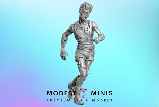 Good Old Days Zombie 4 | 28mm - 100mm Scale Resin Mini | Zombicide | Vaultz