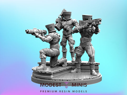 3pc Target Goons - 32mm - 40mm Mini | Crisis Protocol Proxy | C27