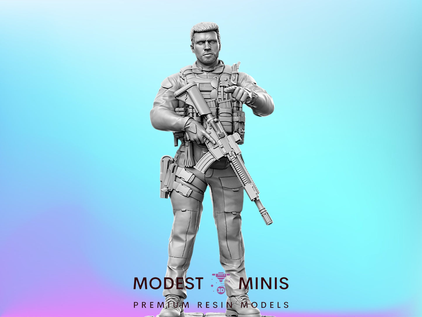 5pc Modern Warfare 2 - 28mm Scale Resin Military Miniature | Zona Alfa | Spectre Ops RN Estudio