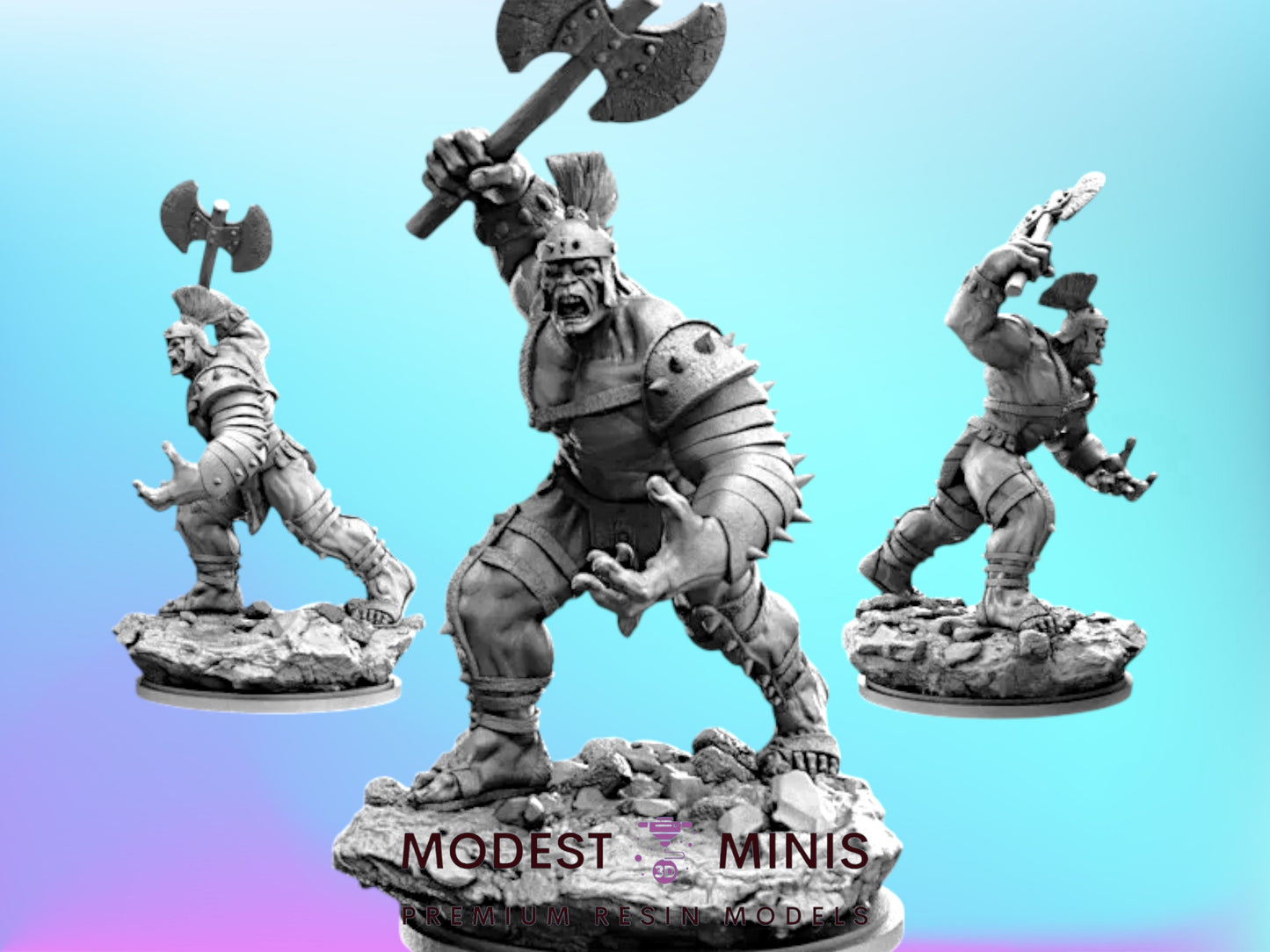 Green Gladiator - 32mm - 40mm Mini | Crisis Protocol Proxy | C27