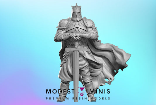 Survivor Cassiras Guardian | 28mm - 100mm Scale Resin Mini | Zombicide | Vaultz GoT