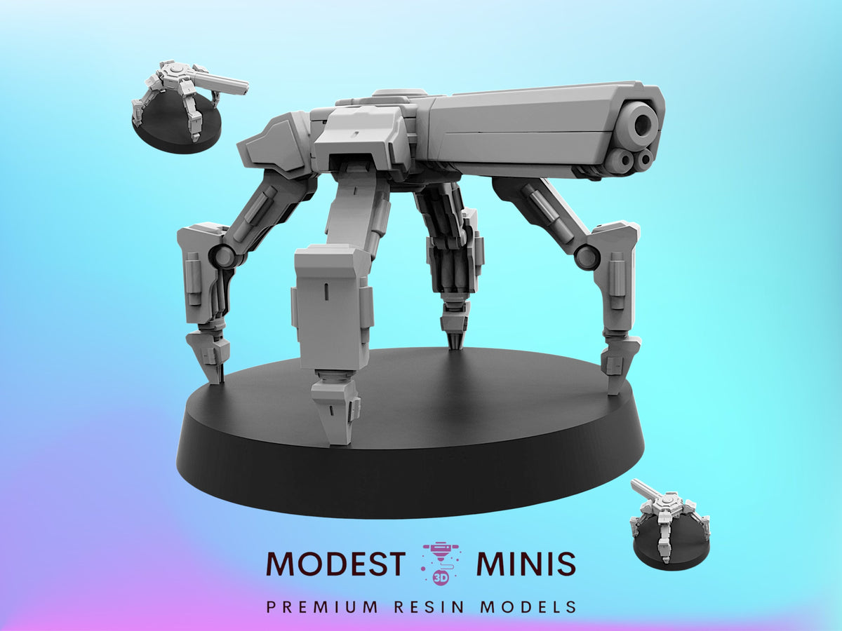 FKMSA Gundrone - 28mm - 100mm Scale Cyberpunk Miniature | Papsikels