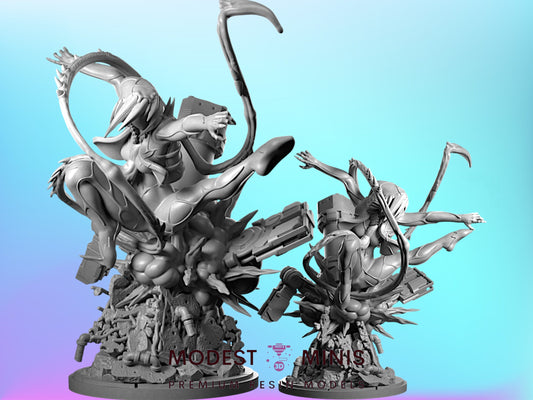 Space Goo Gwen | Gwenom 32mm - 40mm Mini | DnD Mini | Superhero Legion