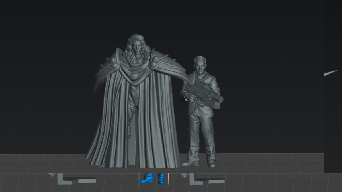 Papsilord Caerleon Human Form - 32mm Scale Cyberpunk Mini | Guyver | Papsikels