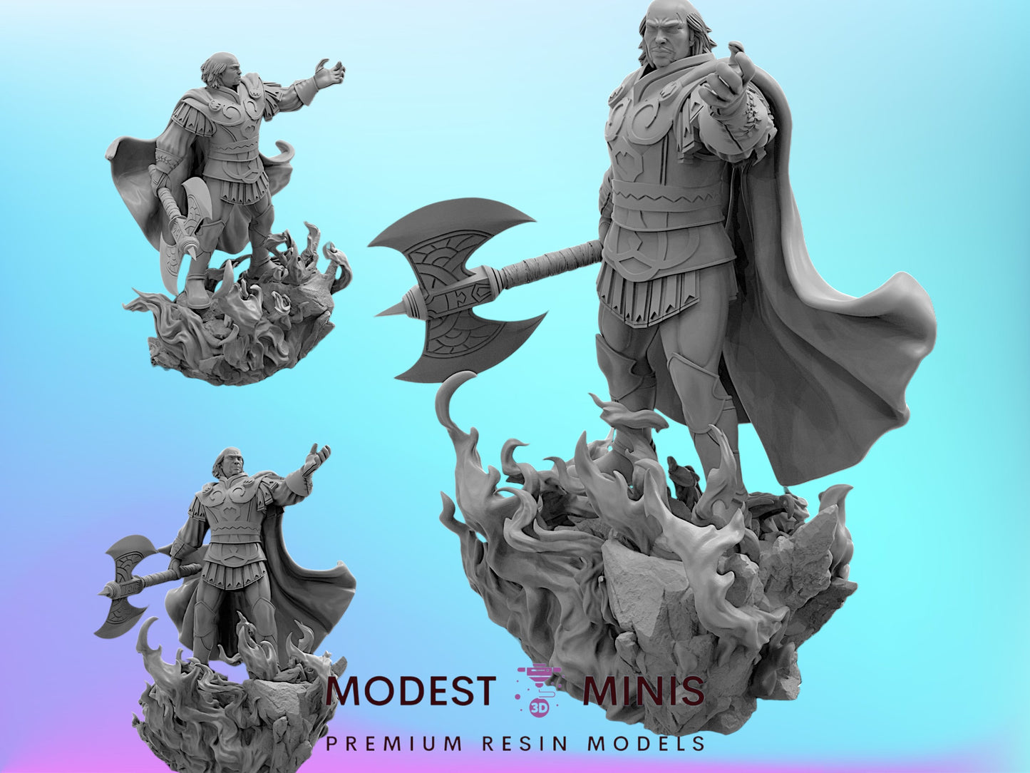 Hades | 32mm - 40mm Mini | Crisis Protocol Proxy | Superhero | Trident