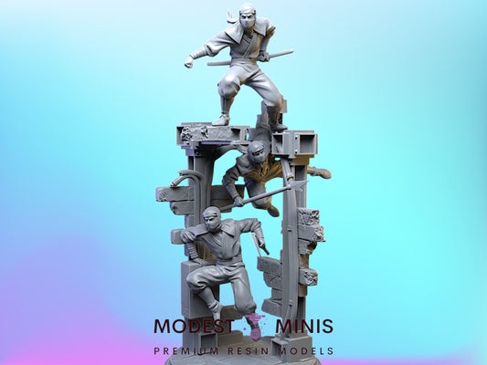 Hand Ninjas | 32mm - 40mm Mini | Crisis Protocol Proxy | Superhero | C27